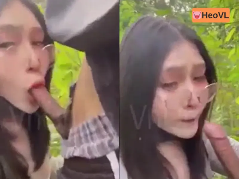 đi dã ngoại tiện địt nhân tình ở trong rừng